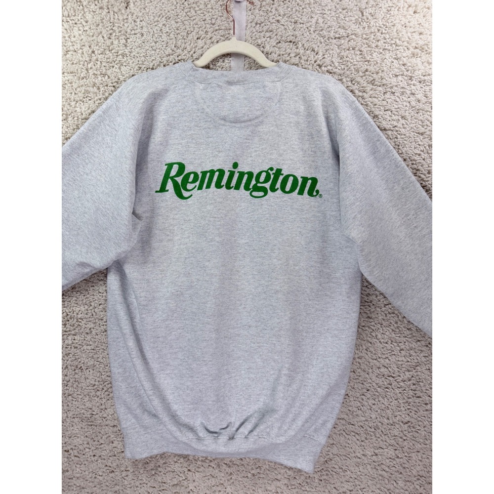Mens M Swingster Remington Sweatshirt Cotton Blend Gray Vintage Made in USA Y2K